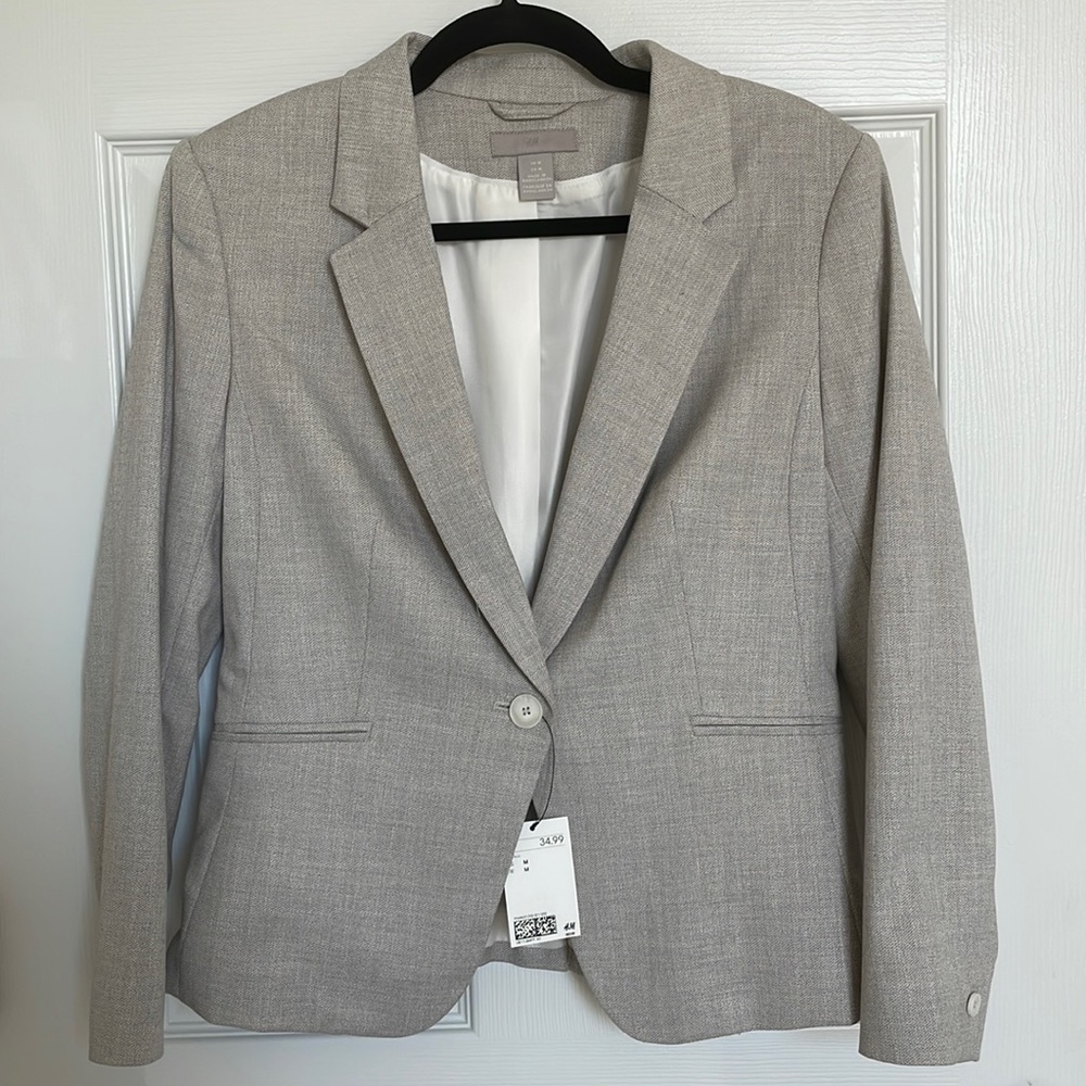 H&M Khaki Blazer, Size M
